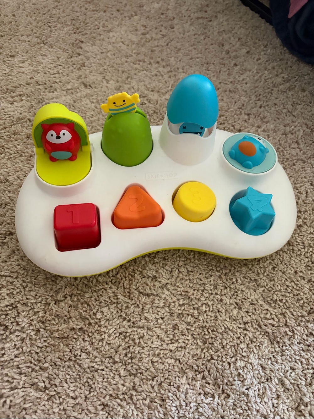 Shape & Pop Learning Activity Toy - Blue, Green, Red